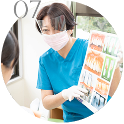 松本市にある平林歯科医院の治療の流れ